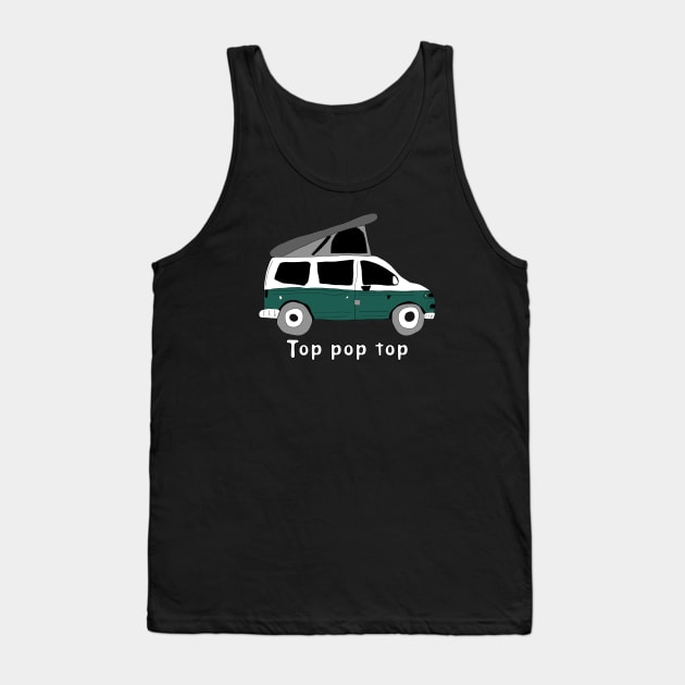 Top pop top Tank Top by Suzy Shackleton felt artist & illustrator